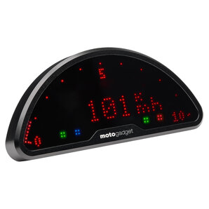 WSKAZNIK MOTOSCOPE PRO CZARNY, WIELOFUNKCYJNY