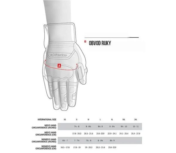 ALPINESTARS STELLA SP-8 V3 rękawice sportowe XS - obrazek 7