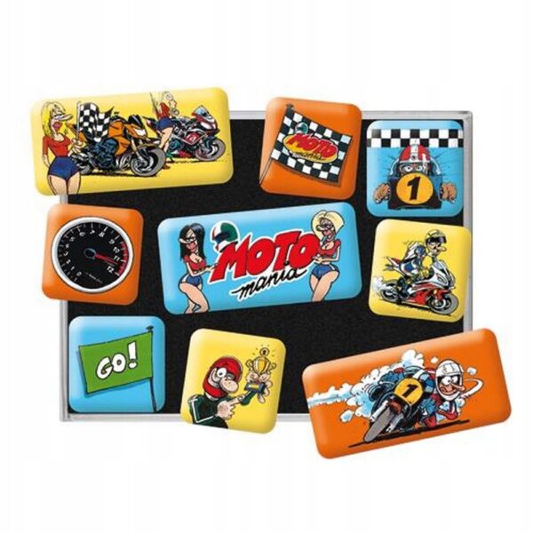Magnesy 9SZT THE winner takes moto komiks