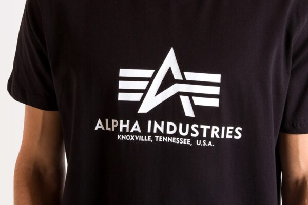 T-shirt męski okrągły dekolt Alpha Industries rozmiar L - obrazek 4
