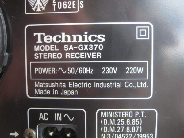 Amplituner Technics SA-GX370 5.1 czarny, szary - obrazek 6