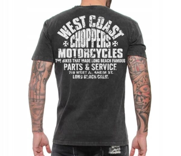 WEST COAST CHOPPERS koszulka t-shirt WCC premium vintage roz L