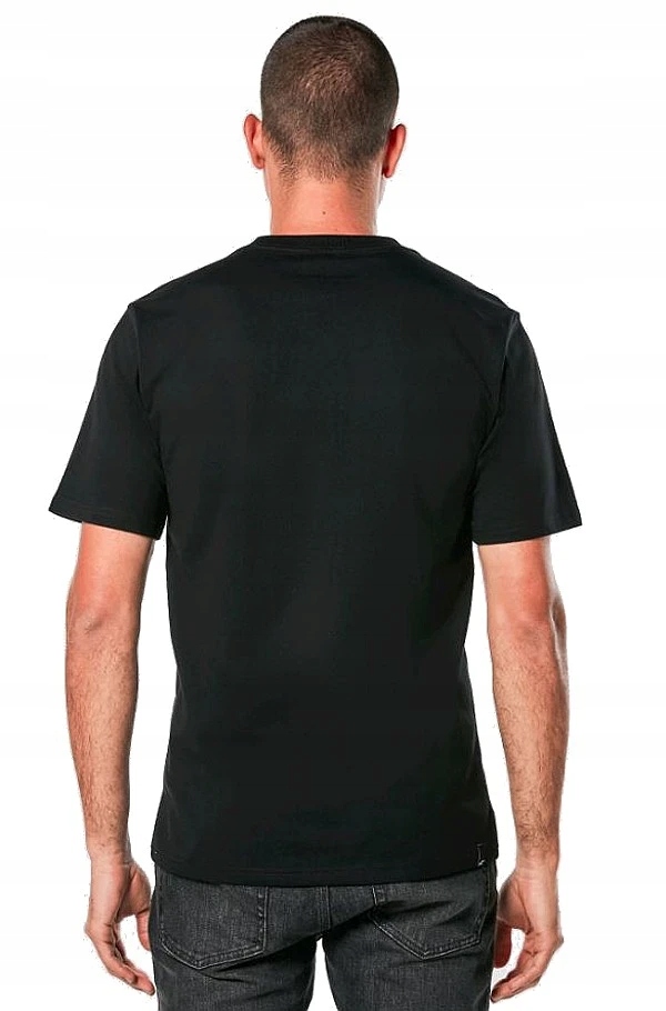 T-shirt koszulka motocyklowa Alpinestars Ageless czarno czerwona rozm. XL