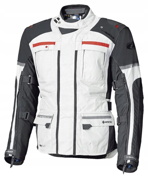 Kurtka Tekstylna Held Carese Evo [Gore-Tex] Grey/Red XL