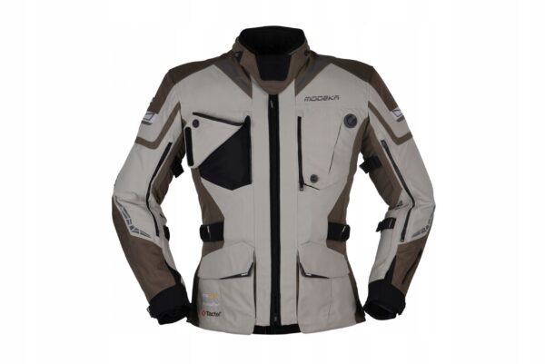 Kurtka motocyklowa tekstylna Modeka Panamericana II piaskowa-khaki 3XL