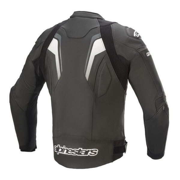 KURTKA SKÓRZANA ALPINESTARS GP PLUS R V3 BLACK/DARK GREY/WHITE 50 - obrazek 2