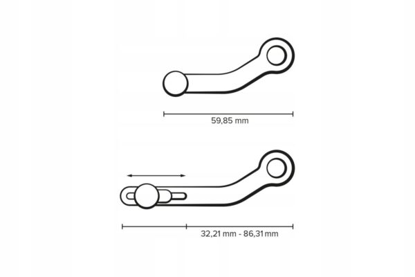 MB Dźwignia biegów Sw-Motech BMW R nineT (14-) ,Scrambler ,Pure, GS (16-) - obrazek 2