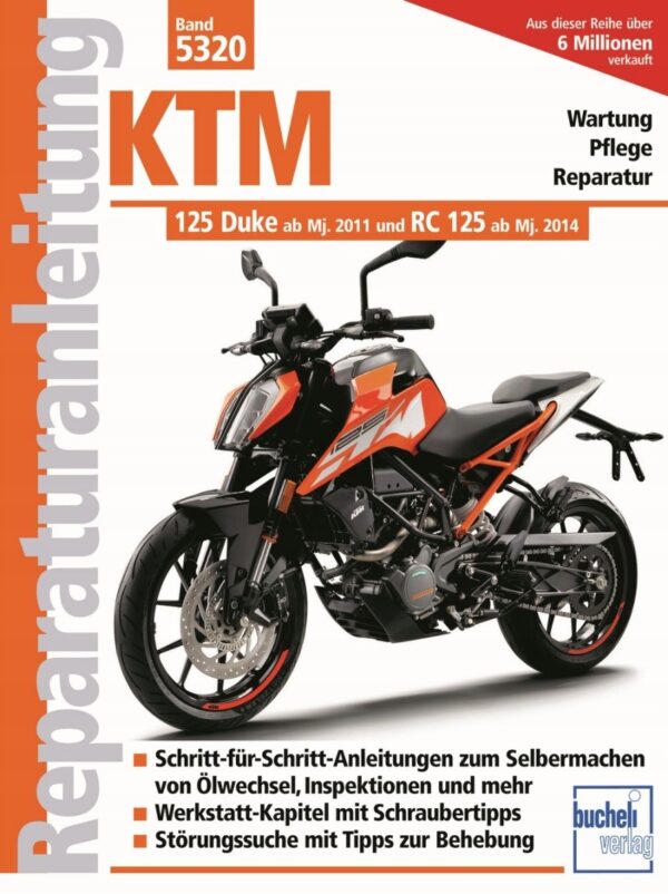 KTM 125 Duke (ab 2011) i RC125 (ab 2014) Bucheli