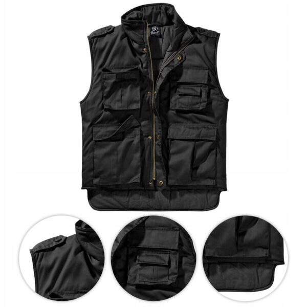 Bezrękawnik Kamizelka Brandit Ranger Vest Black L - obrazek 2
