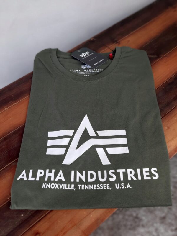 Koszulka Alpha Industries Basic 100501 03 Czarna M - obrazek 16