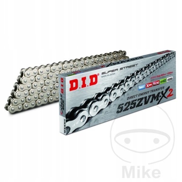 Łańcuch napędowy DID 525ZVMX2/120 X-Ring S&S otwarty z zakuwką