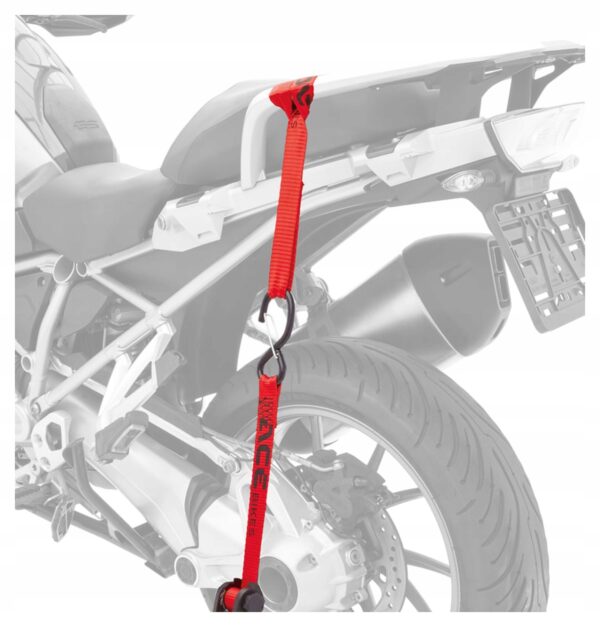 Zestaw pasów transportowych motocykla ACEBIKES 2 pasy + 2 pętle mocne - obrazek 2