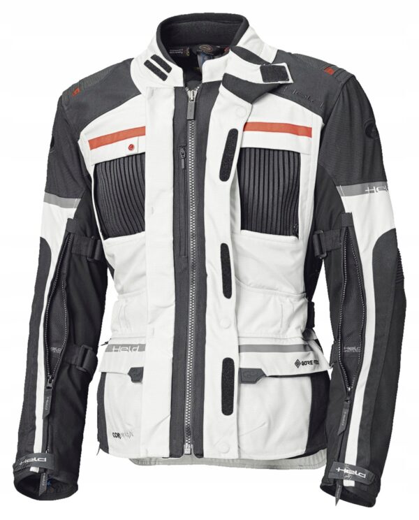 Kurtka Tekstylna Held Carese Evo [Gore-Tex] Grey/Red XL - obrazek 3