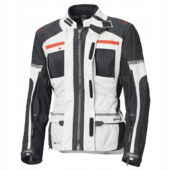 Kurtka Tekstylna Held Carese Evo [Gore-Tex] Grey/Red XXL - obrazek 3