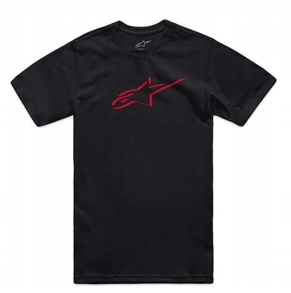 T-shirt koszulka motocyklowa Alpinestars Ageless czarno czerwona rozm. XXL - obrazek 2