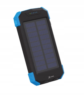 XLayer Solar Powerbank Bezprzewodowy 10.000mAh Czarny