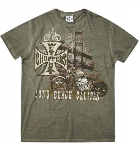 Koszulka męska T-shirt WCC WEST COAST CHOPPERS harley chopper XL