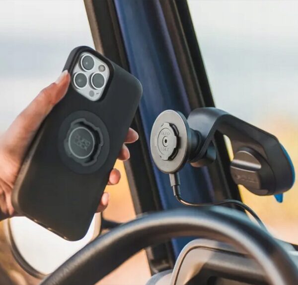 Plecki Quad Lock do Apple iPhone 15 czarny - obrazek 3