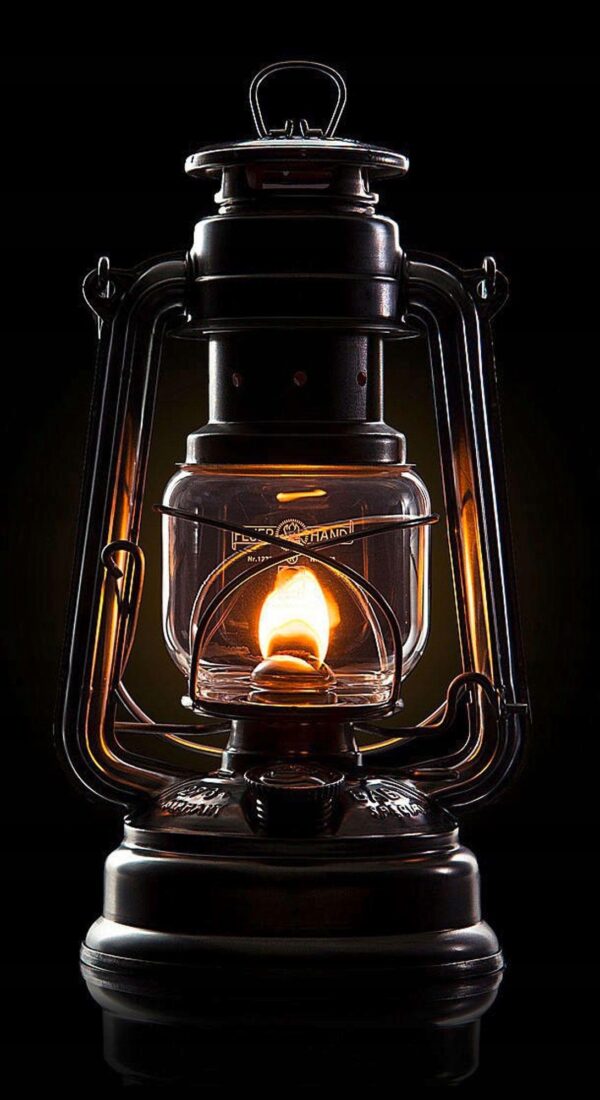 Lampion Feuerhand metal 25 cm - obrazek 3