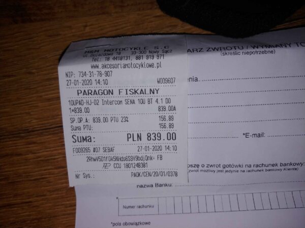 10UPAD Siena - !!! - interkom motocyklowy - obrazek 12