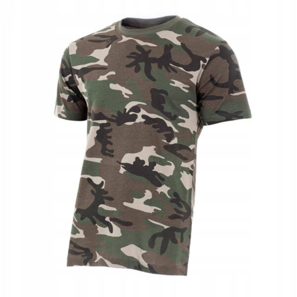 Koszulka t-shirt BRANDIT Military Woodland M - obrazek 4