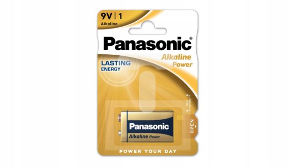 Bateria alkaliczna Panasonic 9V (6F22) 1 szt. - obrazek 3