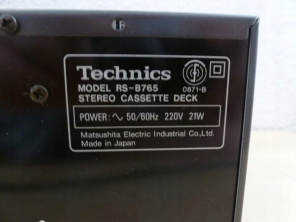 RS-B765 Technics Stereo Cassette Deck A (rs-b755) magnetofon b2 - obrazek 10