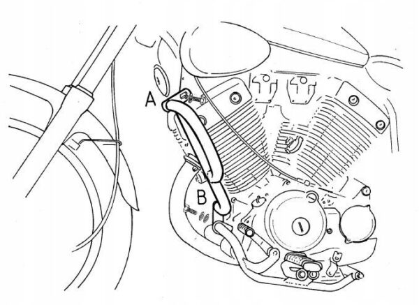MB Gmole Hepco Becker do Yamaha XV 535 / S Virago