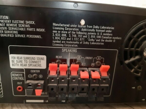 Amplituner Technics SA-GX370 5.1 czarny, szary - obrazek 5