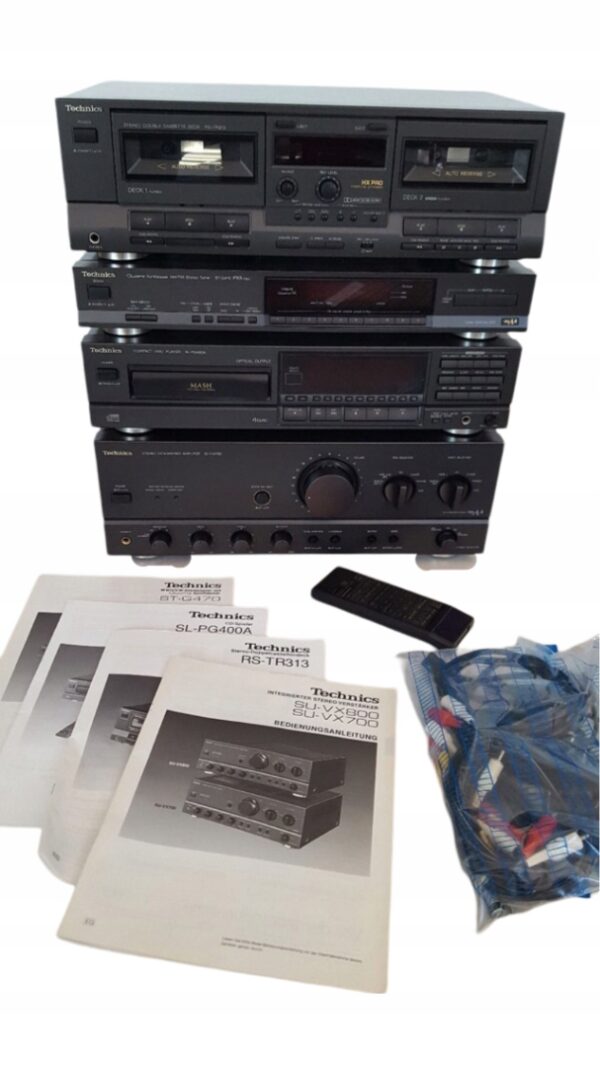 Wieża stereo Technics SU-VX700 SL-PG400 ST-G470 RS-TR212