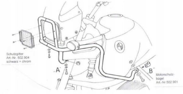MB Gmole Hepco Becker do BMW R850GS, BMW R1100GS