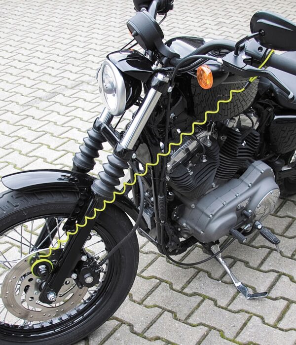 Łańcuch zabezpieczający 120cm ABUS + blokada na tarcze motocyklową KOMPLET - obrazek 4