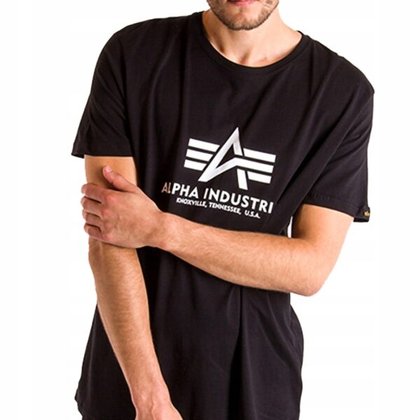 Koszulka Alpha Industries Basic 100501 03 Czarna M