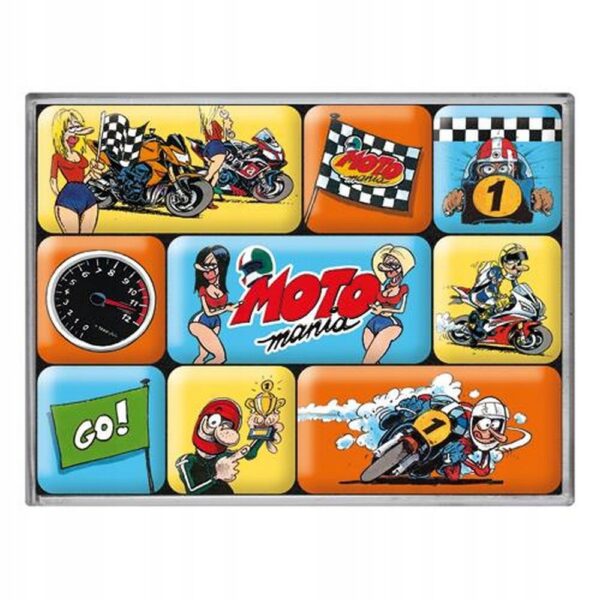 Magnesy 9SZT THE winner takes moto komiks - obrazek 2