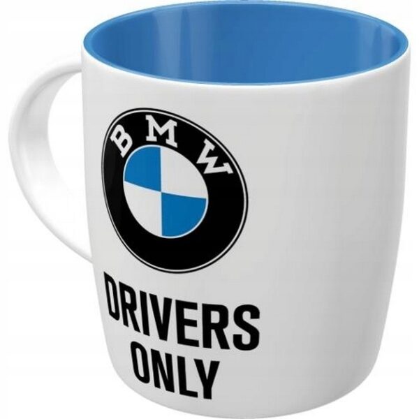 Kubek cermiczny Nostalgic Art BMW DRIVERS ONLY 330 ml