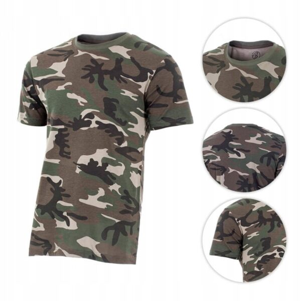 Koszulka t-shirt BRANDIT Military Woodland M - obrazek 3