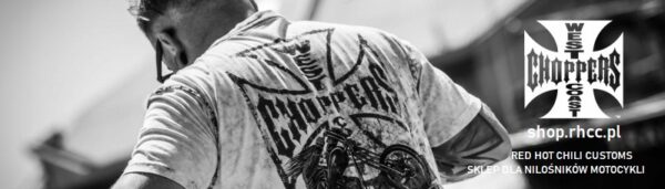 Koszulka West Coast Choppers WCC Motorcycle t-shirt black/white L bobber - obrazek 7