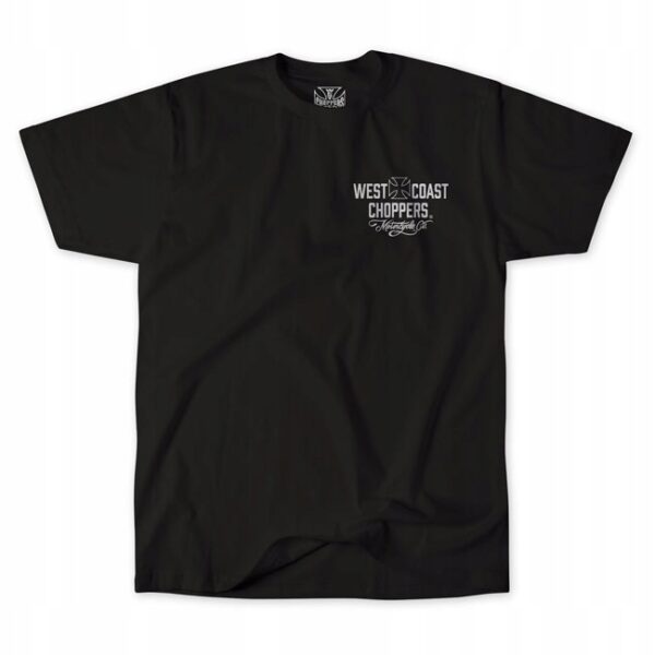 Koszulka West Coast Choppers WCC Motorcycle t-shirt black/white L bobber