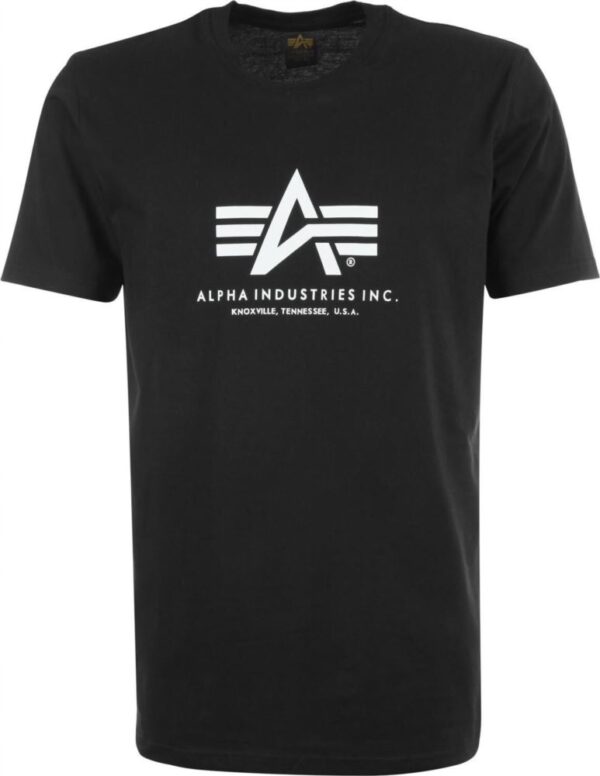 Koszulka Alpha Industries Basic 100501 03 Czarna M - obrazek 10
