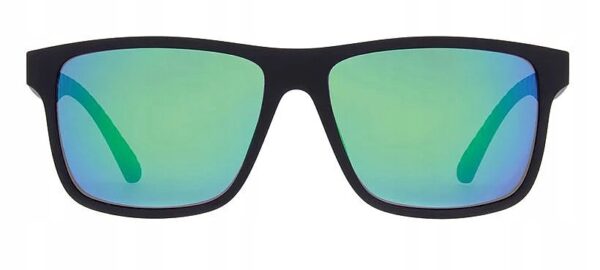 Red Bull okulary MAZE 004P mat black / szyba purple green mirror Polarized - obrazek 7