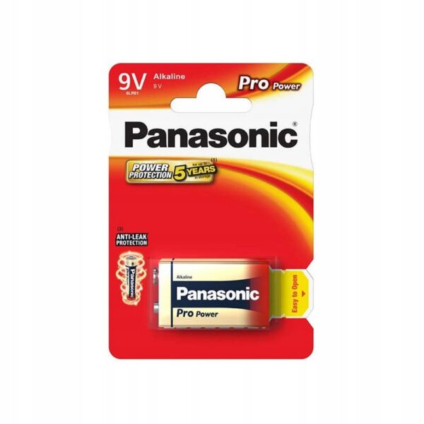 Bateria alkaliczna Panasonic 9V (6F22) 1 szt. - obrazek 5