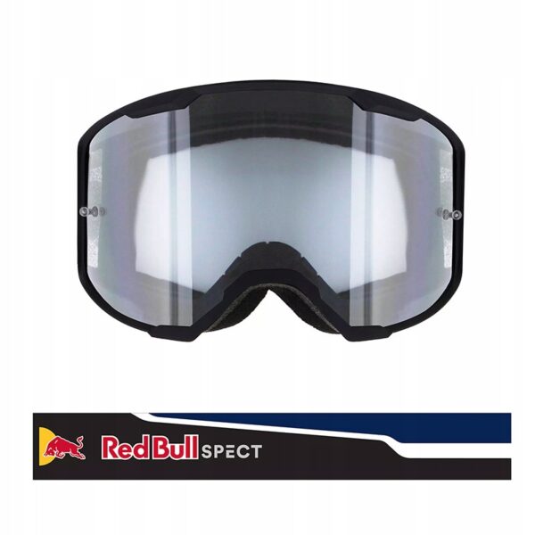 Gogle motocyklowe RED BULL SPECT STRIVE-012 czarne/przezroczyste soczewki