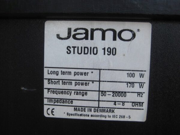 Jamo Studio 190 170Wat 4-8Om kolumny głośniki Loudspeaker - obrazek 15