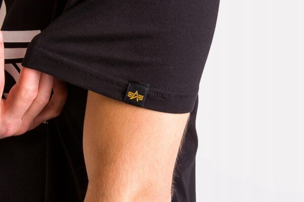 T-shirt męski okrągły dekolt Alpha Industries rozmiar L - obrazek 5