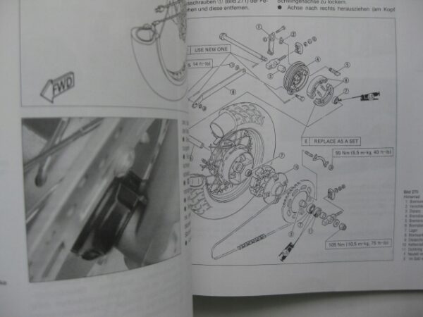 Reparatur Anleitung Yamaha Virago XV 125 XV 250 Bucheli - obrazek 9
