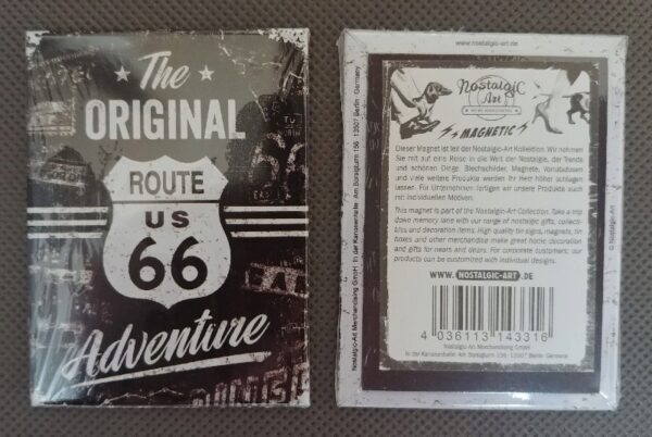 Magnes na lodówkę Route 66 przygoda prezent retro - obrazek 3